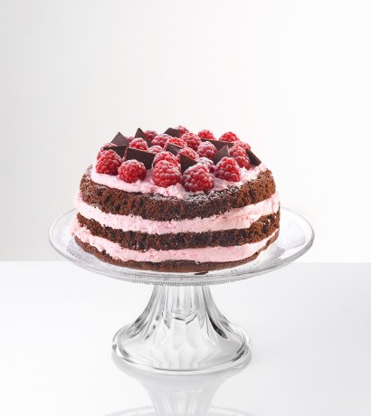 Naked Cake Chocolade Frambozen