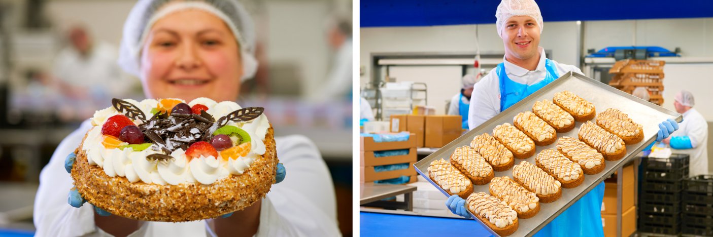 Impressie BakkerijDam 2beelden slagroom taart slof